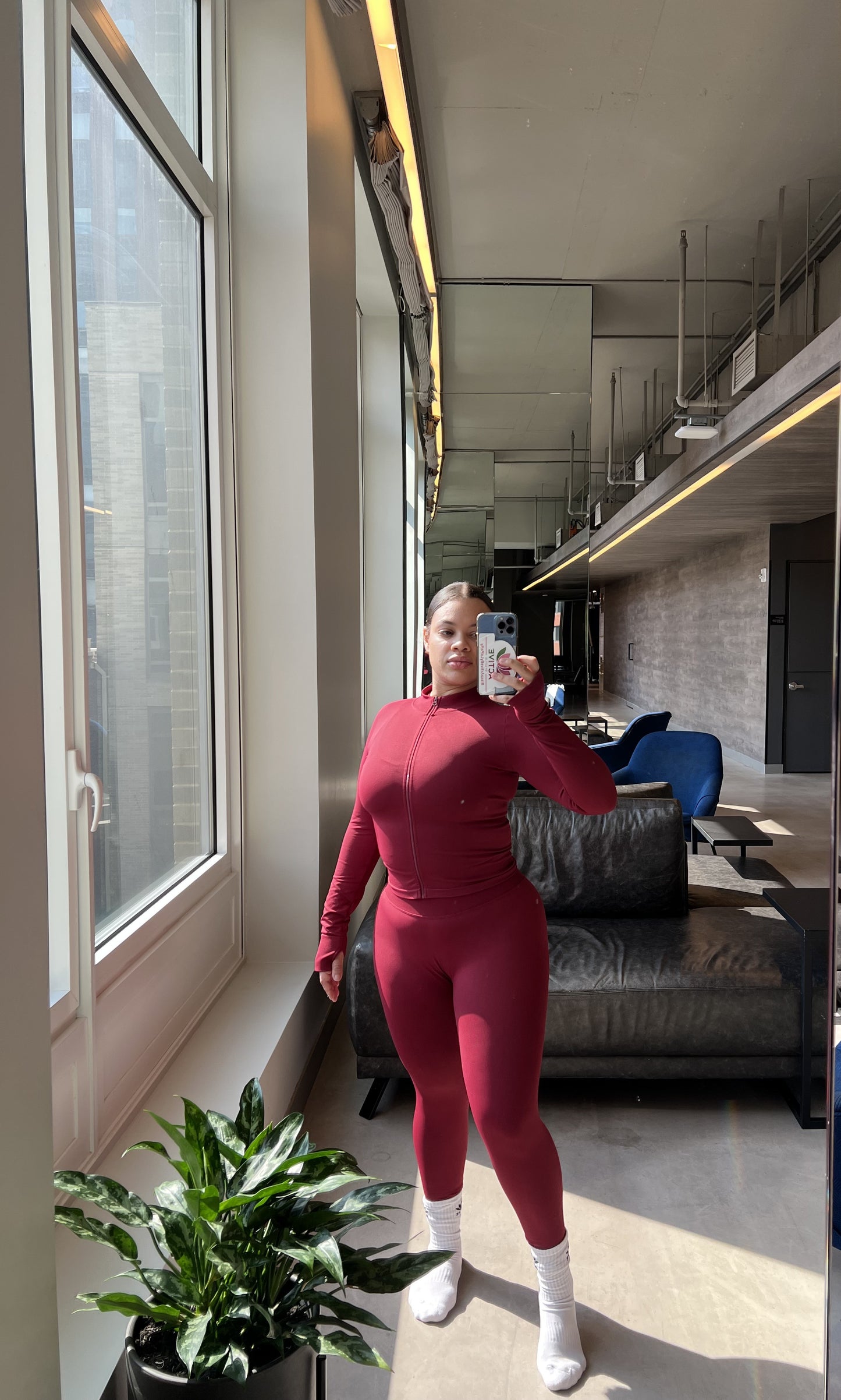 The Red Water Lily Top