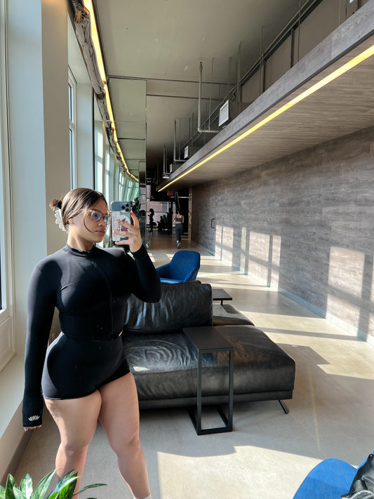 The Onyx Bloom Top (Zipper Edition)