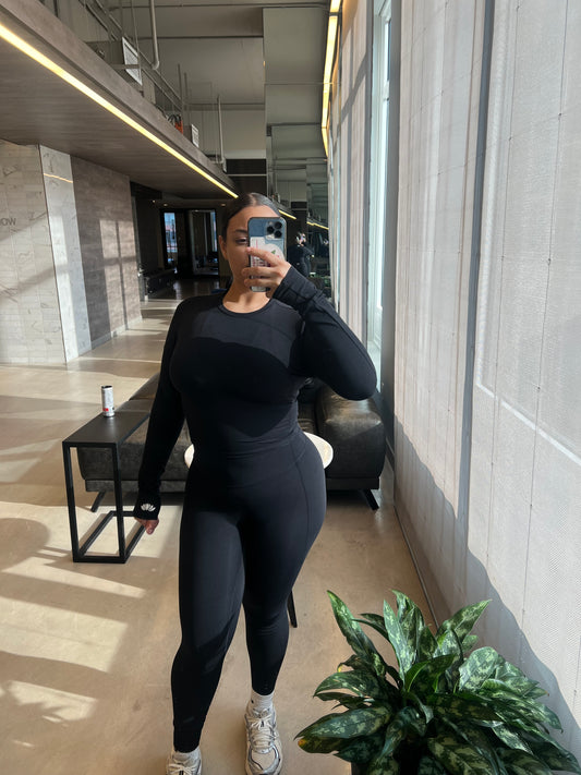 The Onyx Bloom Leggings