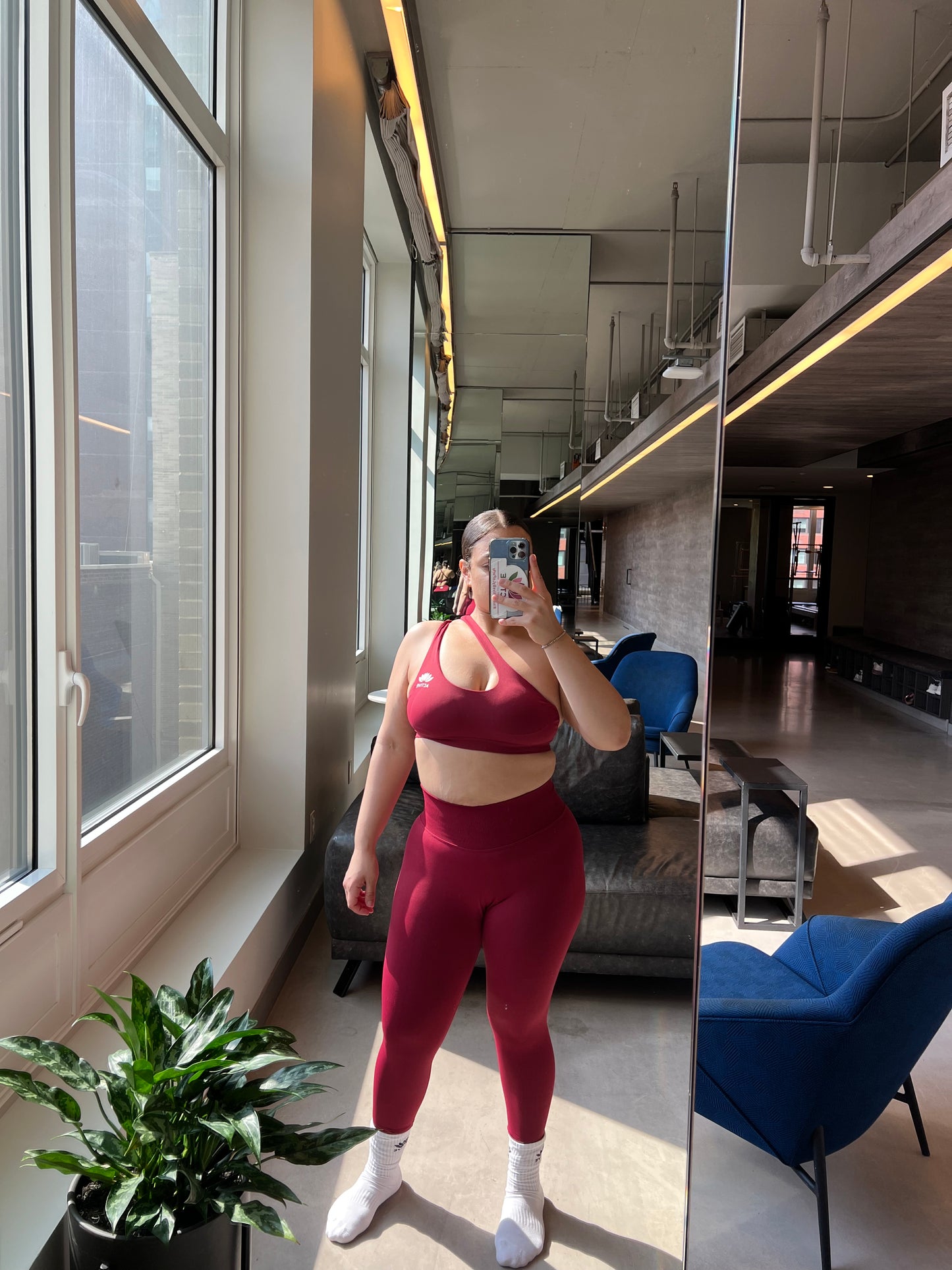 The Red Water Lily Bra