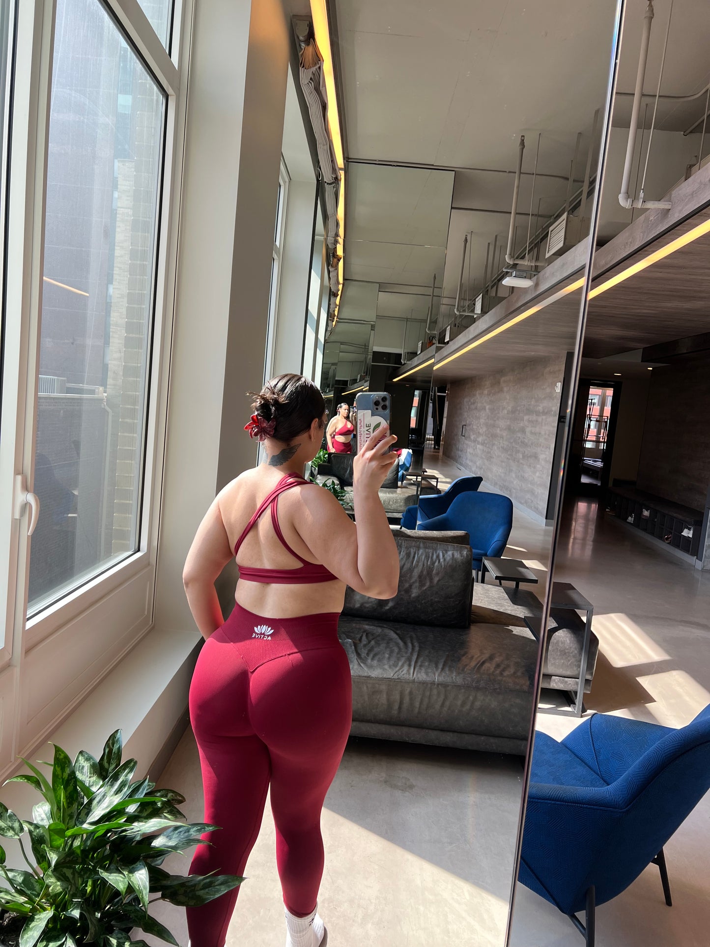 The Red Water Lily Bra