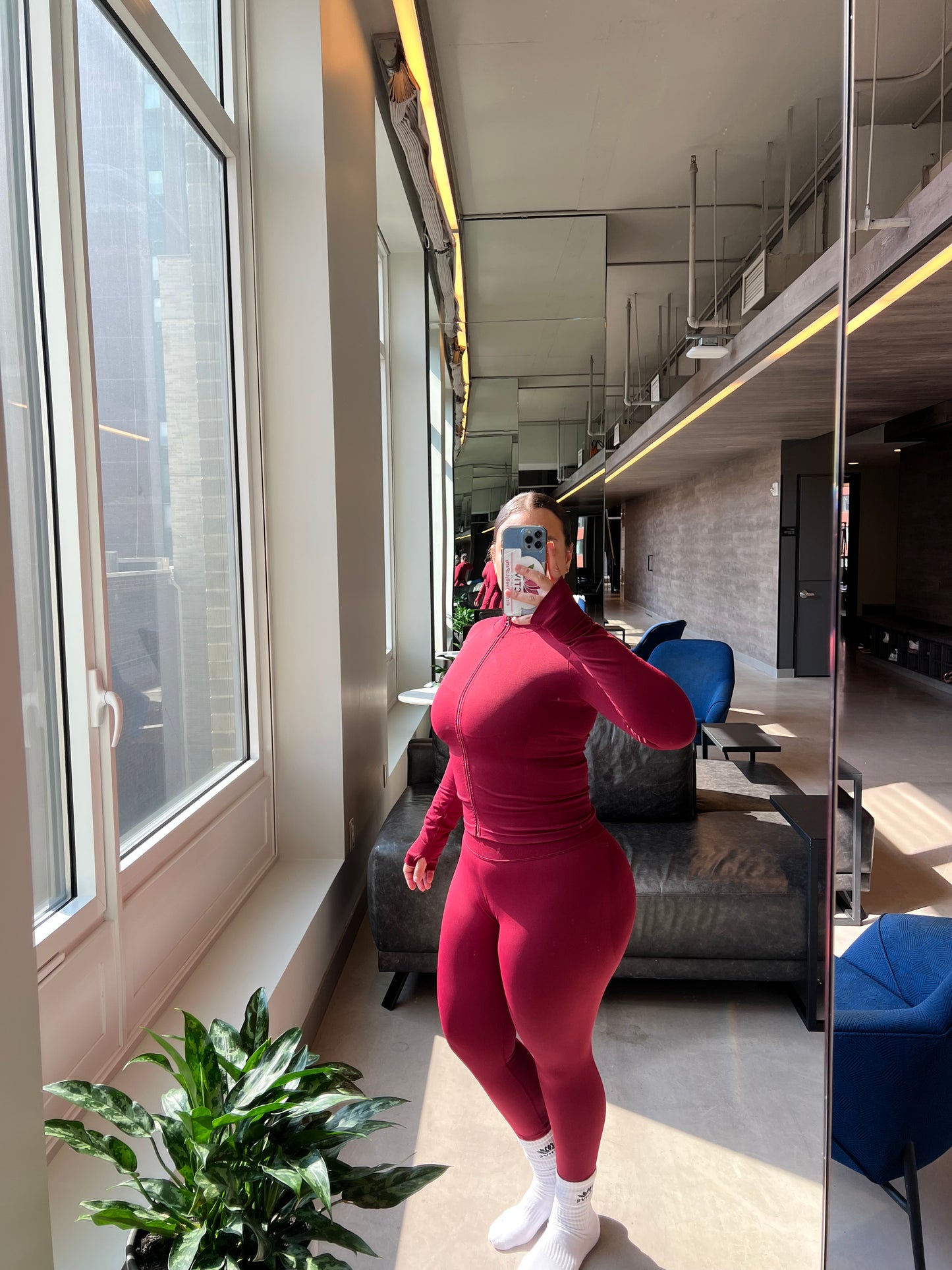 The Red Water Lily Top